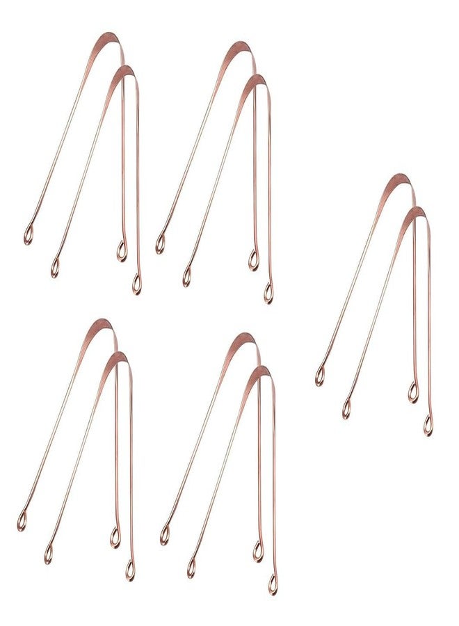 QimacPlus Pure Copper Tongue Cleaner: Ayurvedic Remedy for Kids and Adults, Promoting Daily Oral Dental Hygiene, Fresh Breath, and Overall Health Set of 10` - Image 1